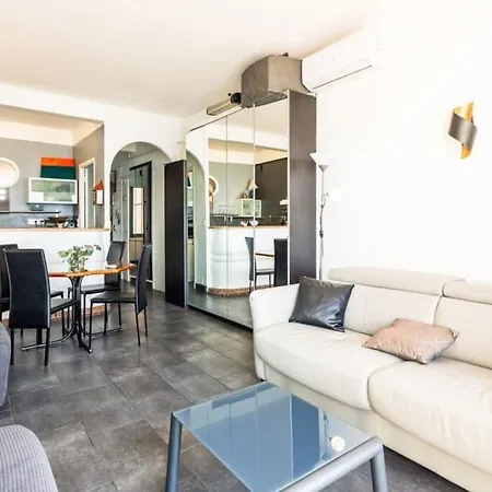 Vue Exceptionnelle - Ma Terrasse Sur Le Front De Et - 34 M2 - Juan-les-pins Appartement