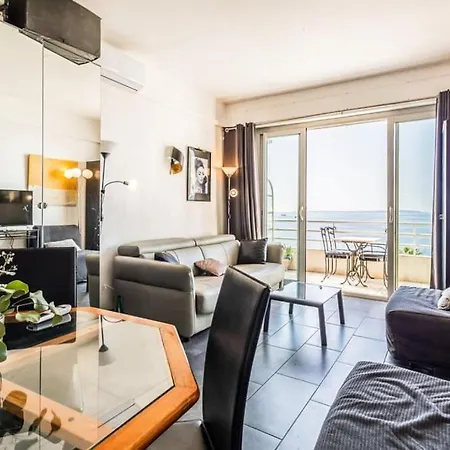公寓 Vue Exceptionnelle - Ma Terrasse Sur Le Front De Et - 34 M2 - Juan-les-pins